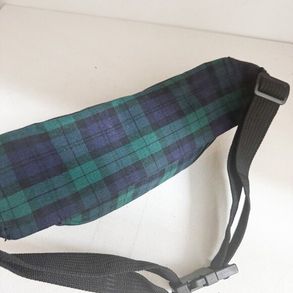 Vintage Black watch Plaid Canvas Mickey Mouse Belt Bag - Picture 6 of 8